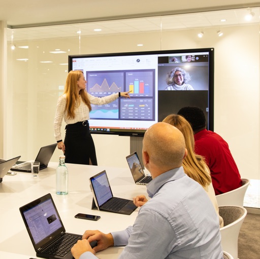 Videoconferencing <br />
op interactieve displays